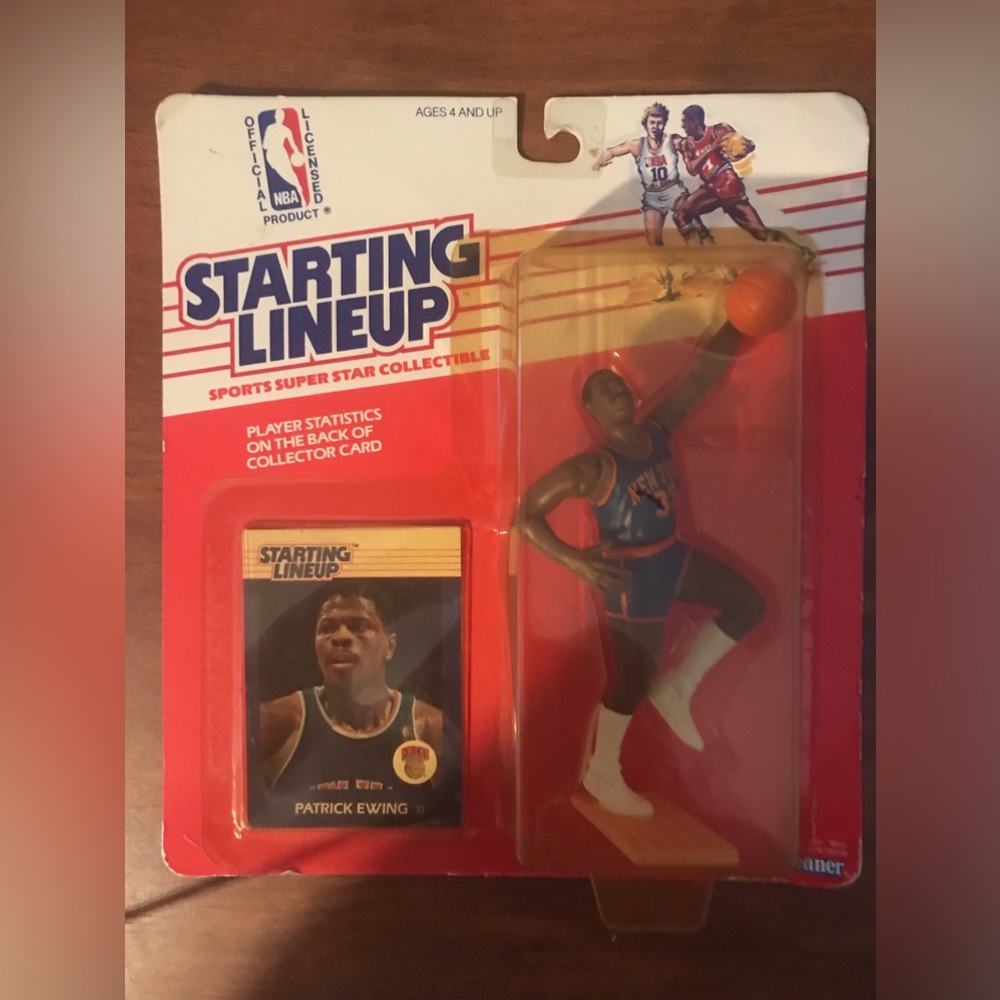Vintage Kenner 1988 Starting Lineup NBA Patrick Ewing NY Knicks Figure